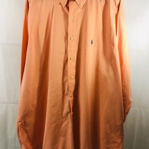 Polo Ralph Lauren  Orange Sleeve Shirt Size XL